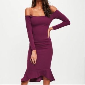 Purple dress. New